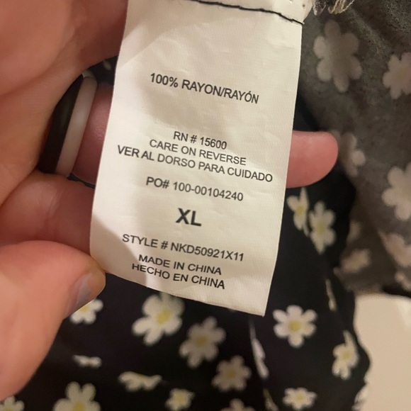 Floral Black Dress - Picture 3 of 5